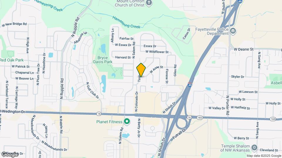 1474 Timberline Dr Map and Location Details