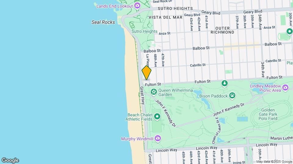 875 La Playa St Map and Location Details