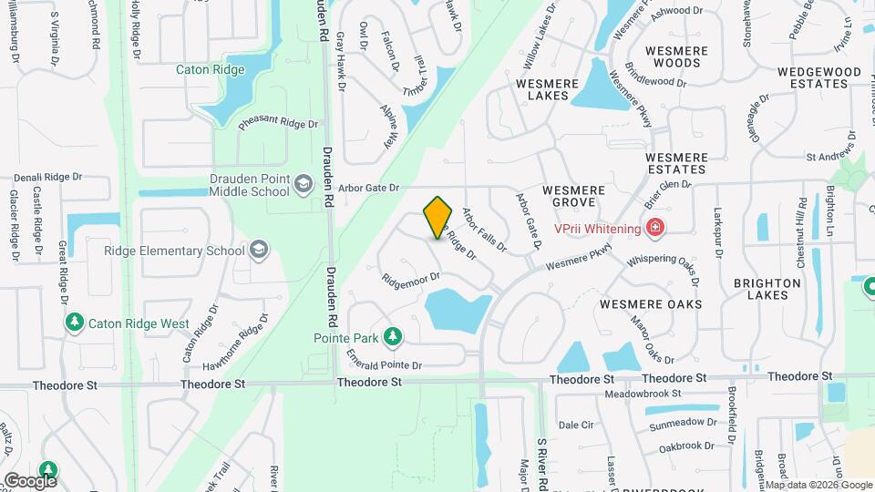 1908 Spring Ridge Dr Map and Location Details