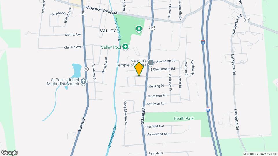 127 W Warrington Rd Map and Location Details