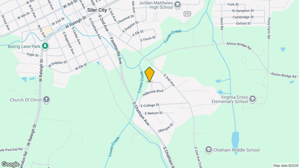 207 S Hillcrest Dr Map and Location Details