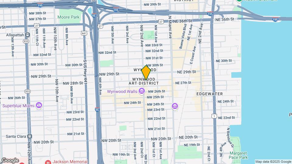 184 NW 28th St Mapa y Detalles de la Ubicación