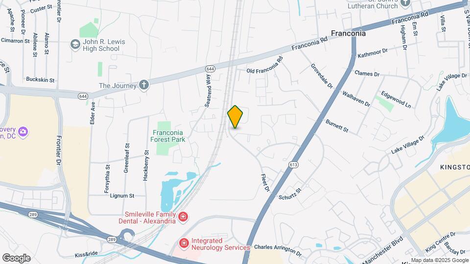 6584 Yadkin Ct Map and Location Details