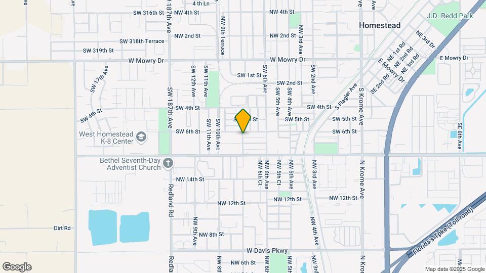 620 SW 8th Ave Map and Location Details