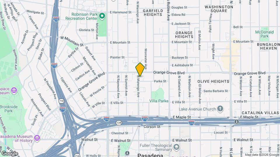 652 N Marengo Avenue, Unit #102 Mapa y Detalles de la Ubicación