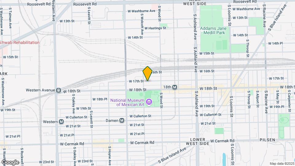 1849 W 17TH St Mapa y Detalles de la Ubicación