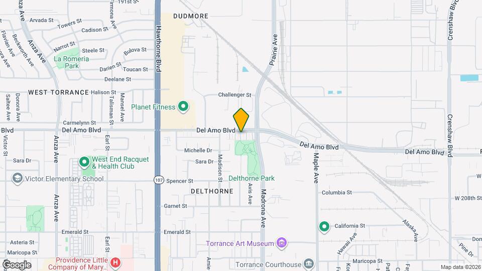 3462 Del Amo Blvd Map and Location Details