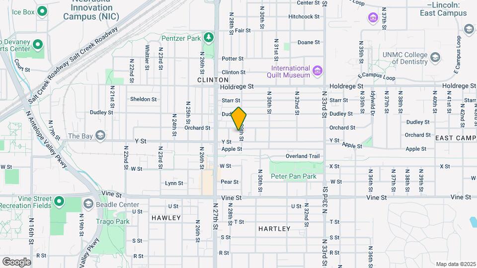 1121 N 29th St Map and Location Details