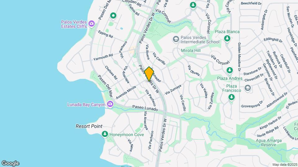2509 Palos Verdes Dr W Map and Location Details