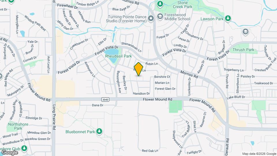 2204 Winslow Ct Map and Location Details