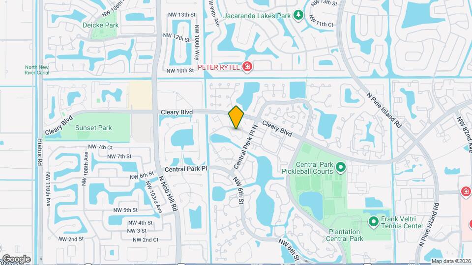 9907 NW 6th Pl Map and Location Details
