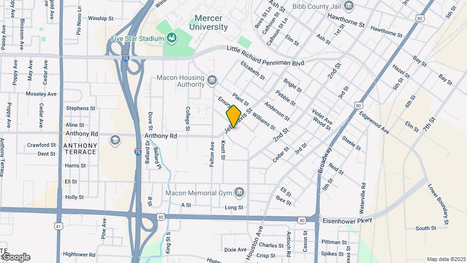 2128 Jeff Davis St Map and Location Details