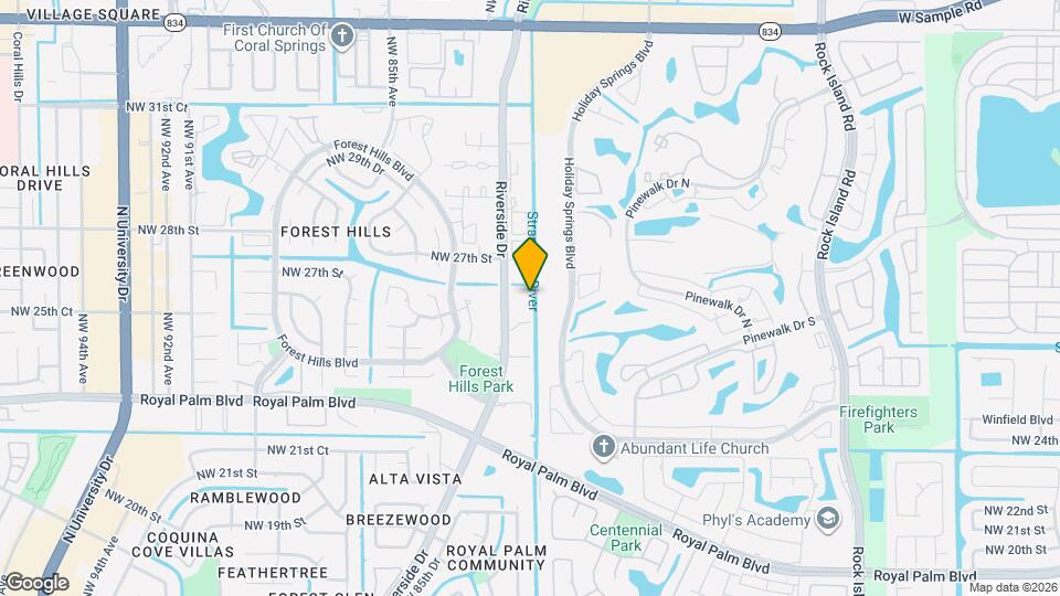 2641 Riverside Dr Map and Location Details