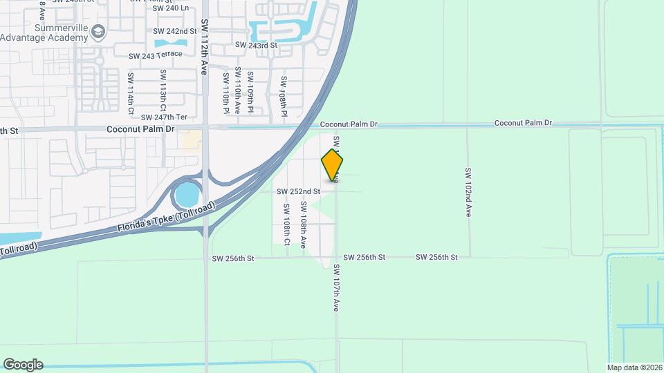 25176 SW 107th Ave Map and Location Details