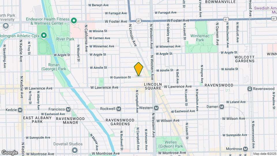 2465 W Gunnison St Map and Location Details