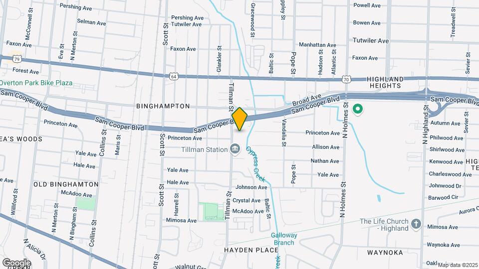 480-484 Tillman St Map and Location Details