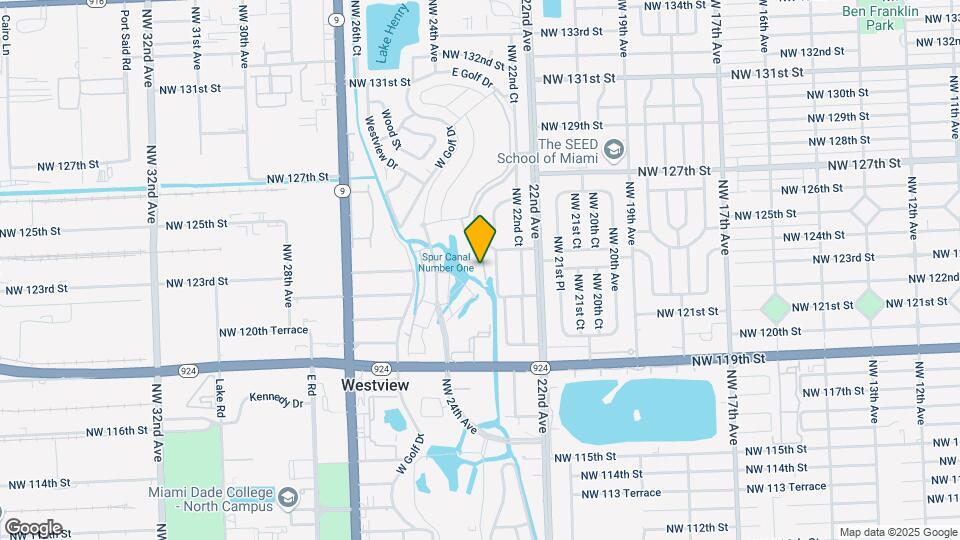 12304 NW 23rd Ct Map and Location Details
