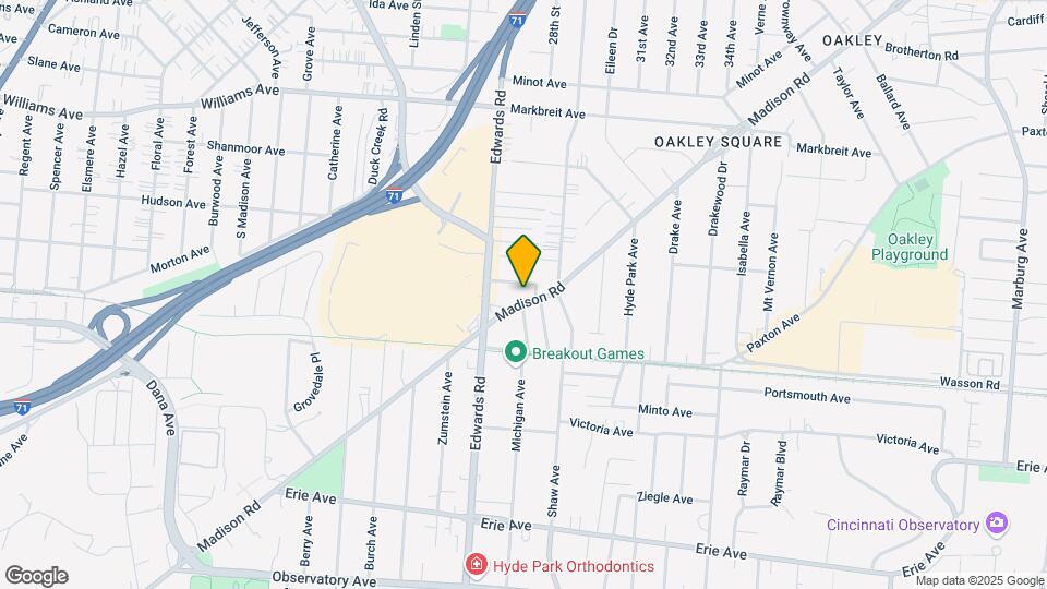 2736 Madison Rd, Unit 2736 Map and Location Details