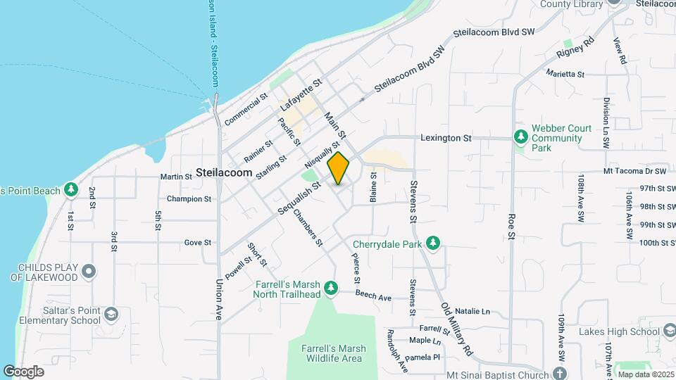 Steilacoom Apartments Mapa y Detalles de la Ubicación