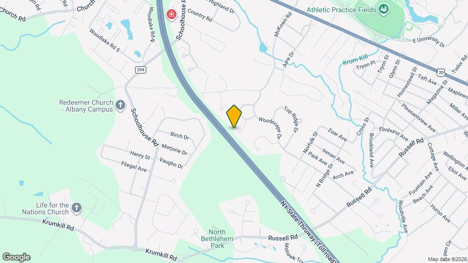 416 Greenhill Ct Map and Location Details