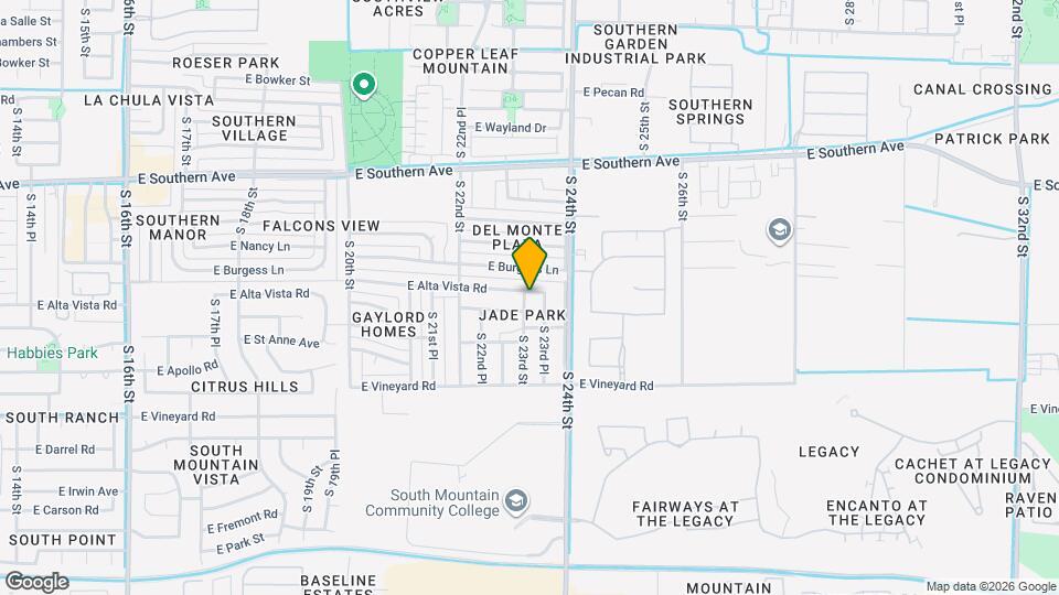 6421 S 23rd St Map and Location Details