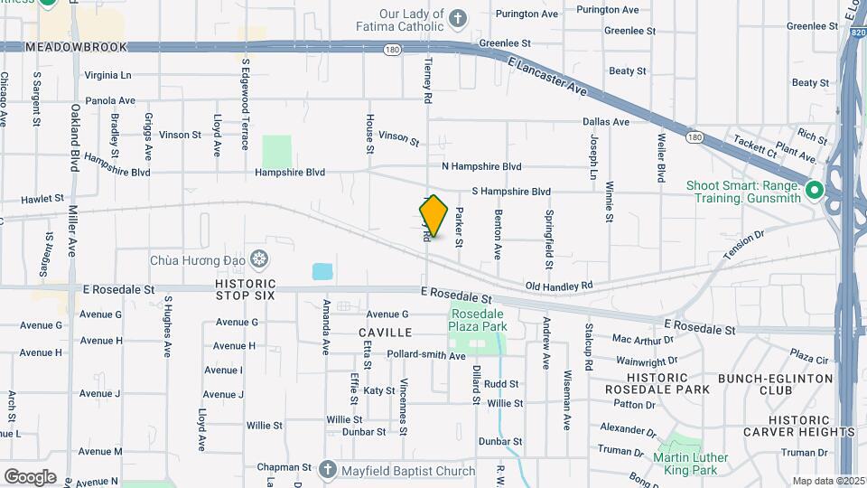 1007 Tierney Rd Map and Location Details