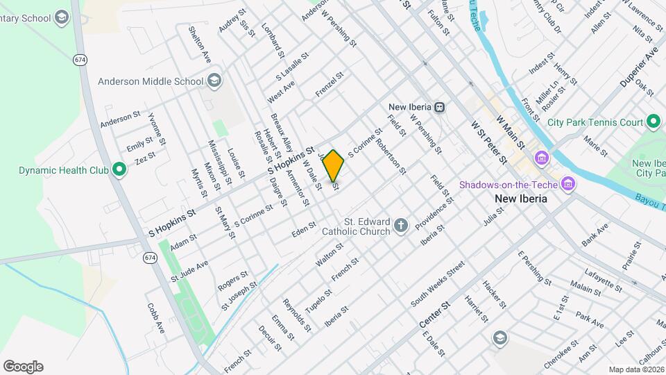 405 Johnston St Map and Location Details