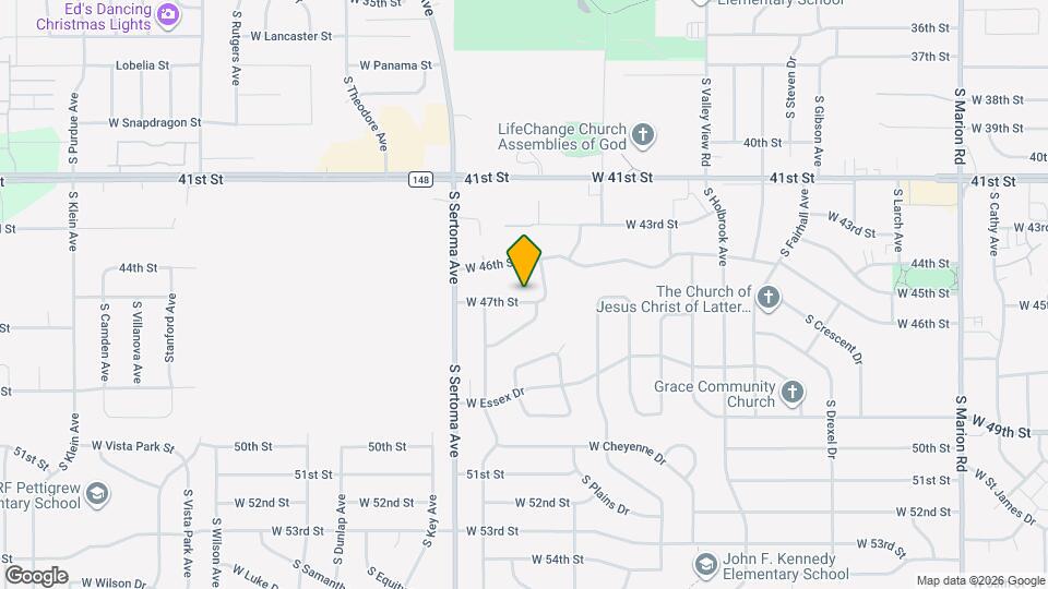 6608 W 47th St Map and Location Details