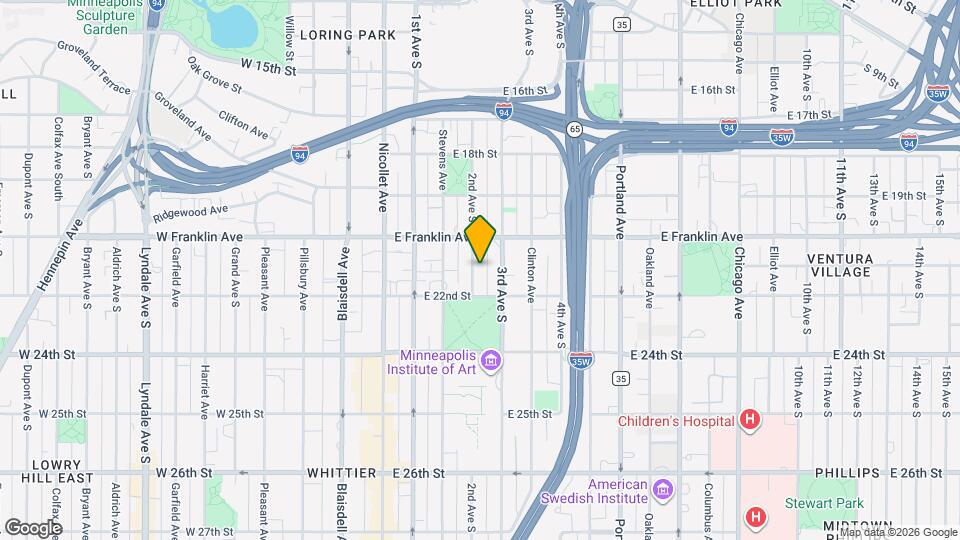 2023 2nd Ave S Map and Location Details