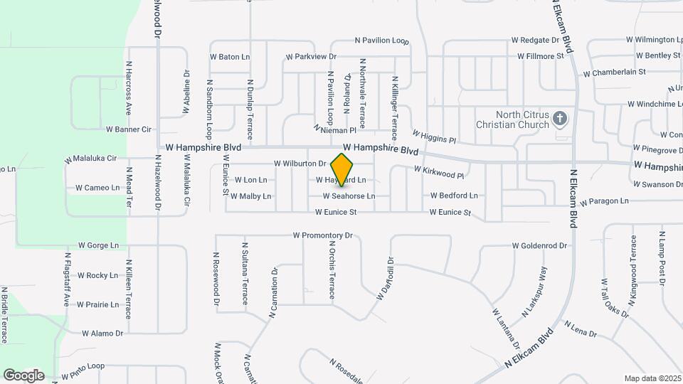 3467 W Seahorse Ln Map and Location Details