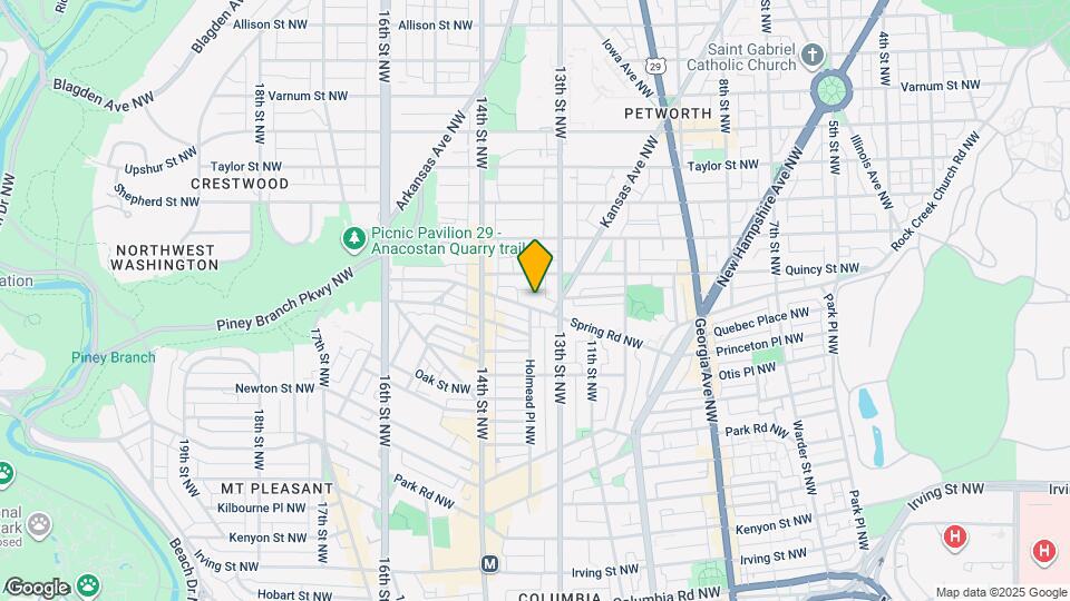 1321 Spring Rd NW Map and Location Details