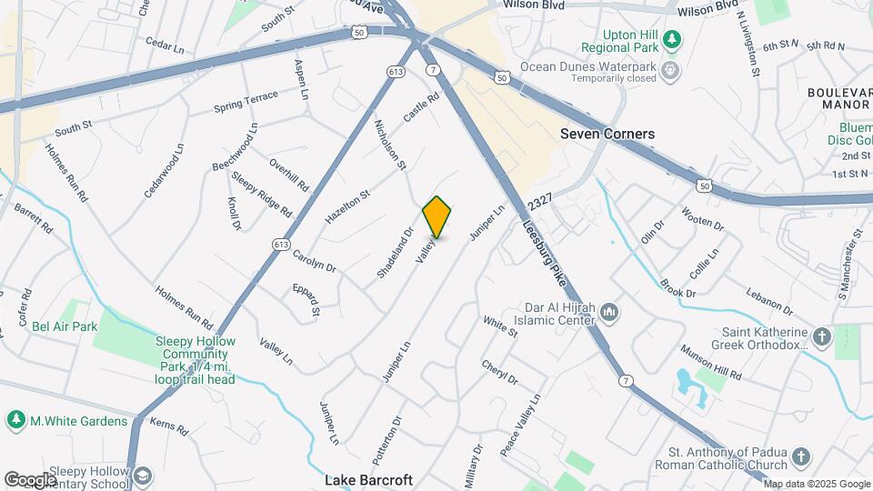 3107 Valley Ln Map and Location Details