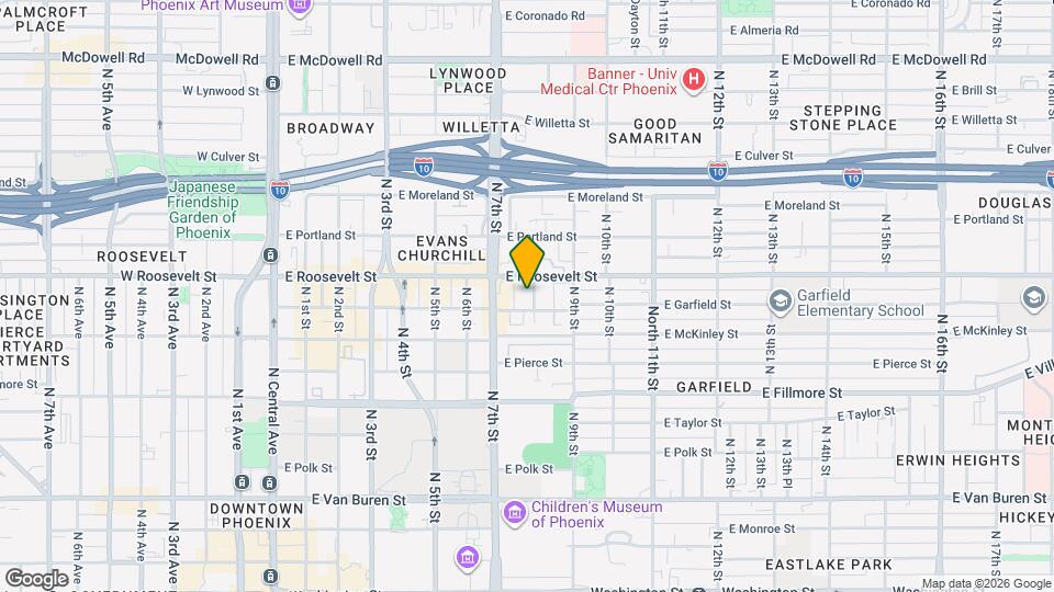 916 North 8th St Map and Location Details