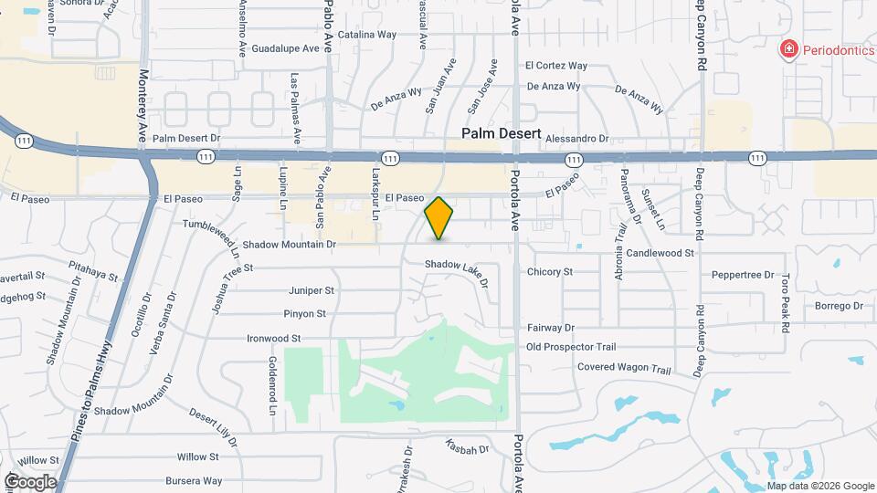 73793-73801 Shadow Mountain Dr Map and Location Details