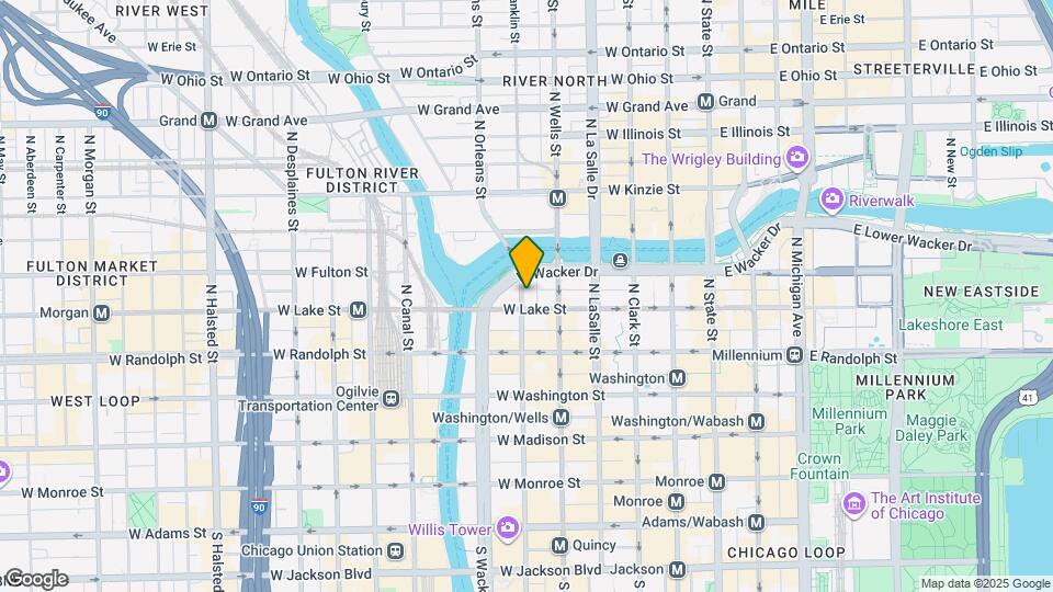 225 W Lake St Map and Location Details