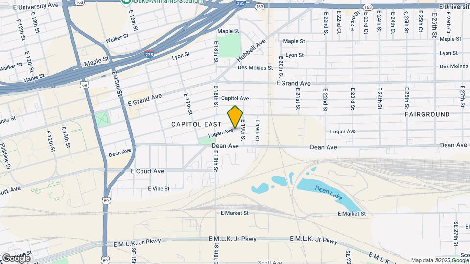 1831 Logan Ave Map and Location Details
