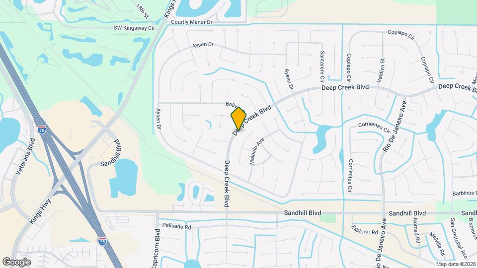25433 Deep Creek Blvd Mapa y Detalles de la Ubicación