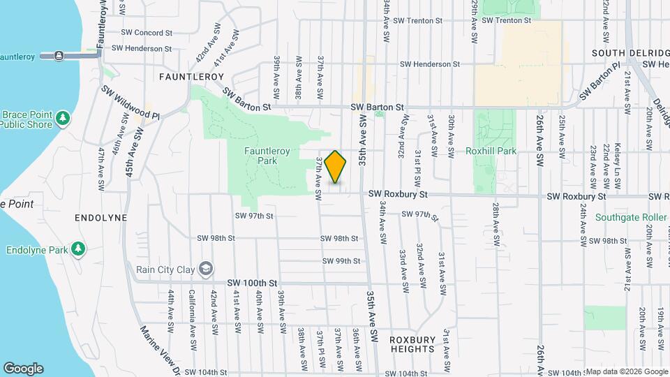 3606 SW Roxbury St Map and Location Details