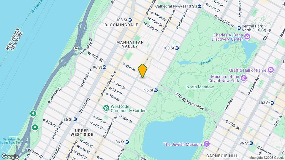 49 W 96th St Map and Location Details