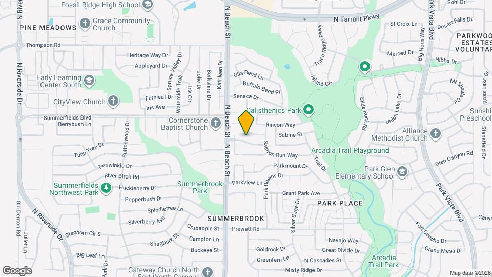4521 Mustang Dr Mapa y Detalles de la Ubicación
