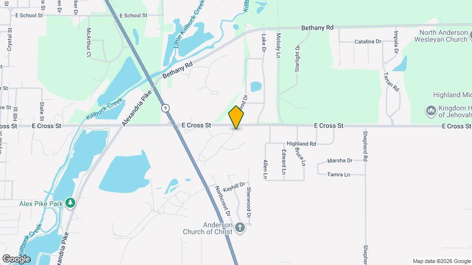 1908 S Cross Lakes Cir Map and Location Details