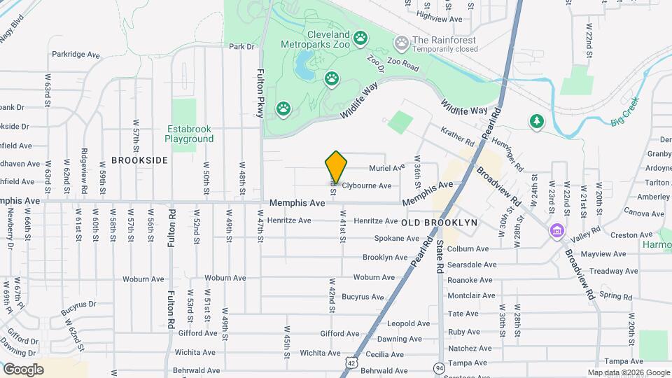 4127 Clybourne Ave, Unit Down Unit Map and Location Details