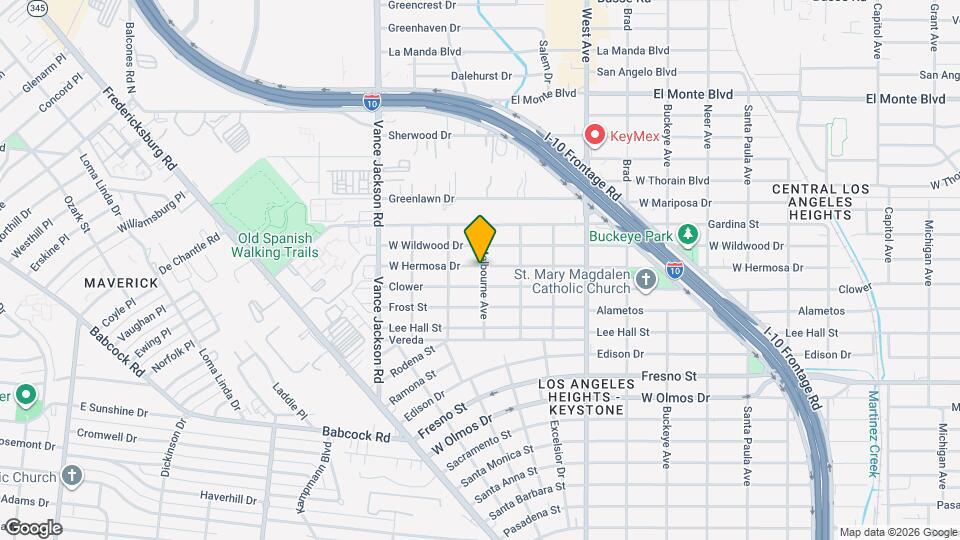 2202 W Hermosa Dr Map and Location Details