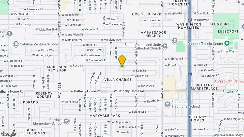 6148 N 30th Ave Map and Location Details