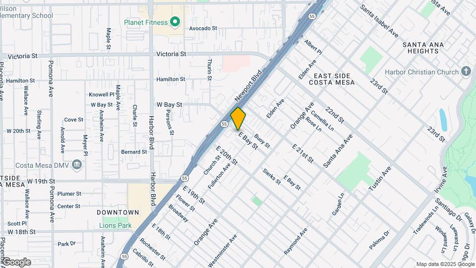 121 E Bay St Mapa y Detalles de la Ubicación