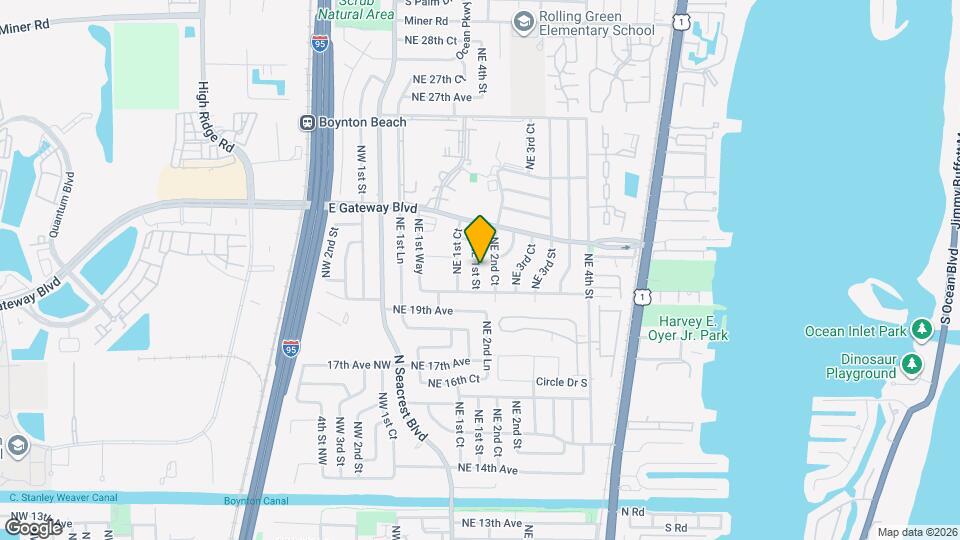 2122 NE 1st St Map and Location Details