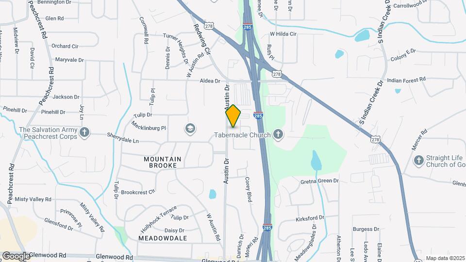 1608 Austin Meadows Dr Map and Location Details