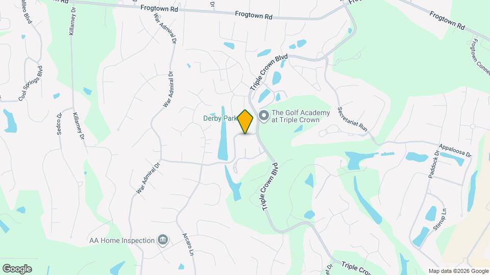 917 Whirlaway Dr Map and Location Details