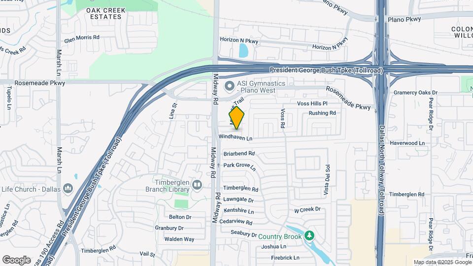 4057 Windhaven Ln Map and Location Details