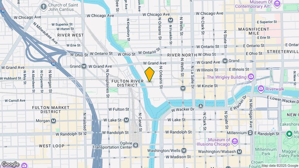 505 N Orleans St Map and Location Details